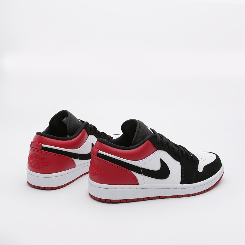 мужские черные кроссовки Jordan 1 Low 553558-116 - цена, описание, фото 4